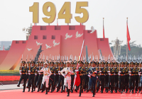 9月3日，纪念中国人民抗日战争暨世界反法西斯战争胜利80周年大会在北京隆重举行。这是国旗护卫队在行进中.jpg
